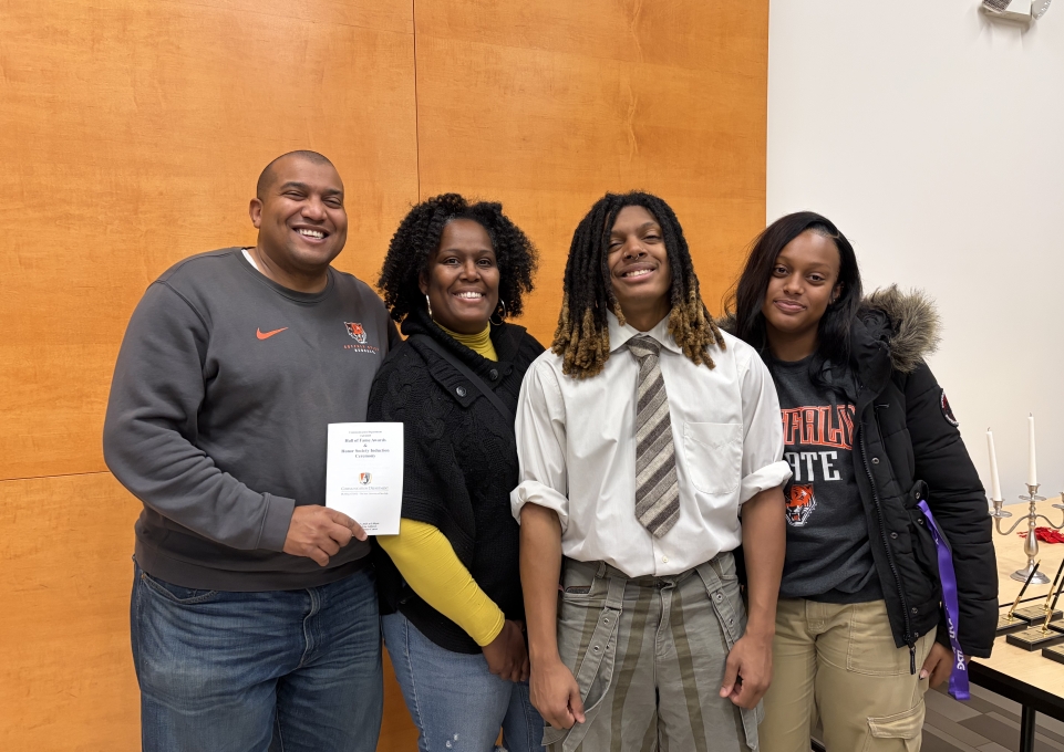 Tavis Sr., his wife, Tavis Jr., and Ciera Watson
